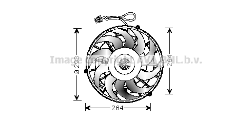 Fan, engine cooling (OL7507)