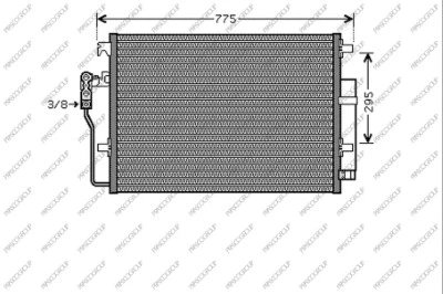 Condenser, air conditioning (ME919C001)