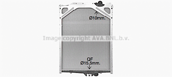 Radiator, engine cooling (VL2107)