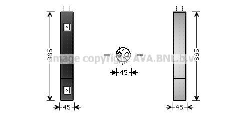 Dryer, air conditioning (MSD395)