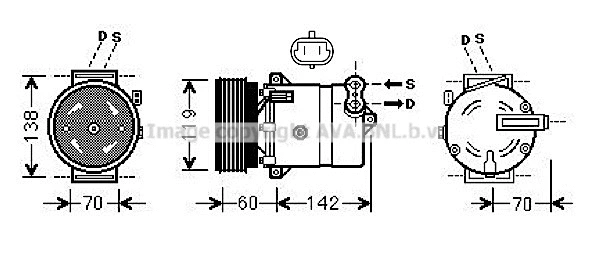 Compressor, air conditioning (FTAK383)