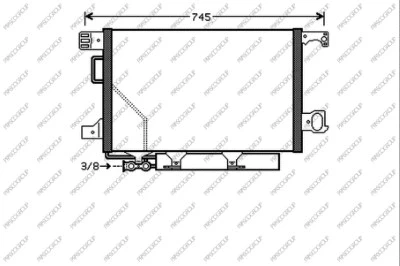 Condenser, air conditioning (ME026C004)