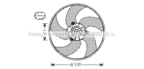 Fan, engine cooling (PE7553)