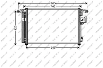 Condenser, air conditioning (HN814C002)