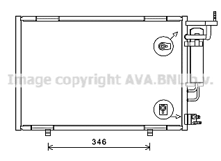 Condenser, air conditioning (FD5615D)