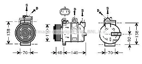 Compressor, air conditioning (OLAK356)