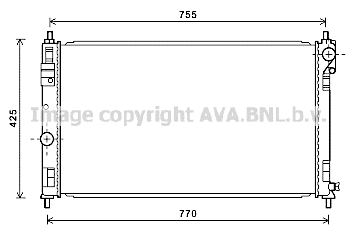 Radiator, engine cooling (CRA2121)