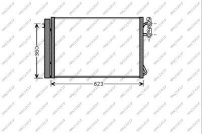 Condenser, air conditioning (BM024C001)