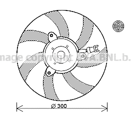 Fan, engine cooling (VN7527)