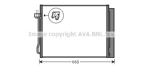 Condenser, air conditioning (BWA5377D)