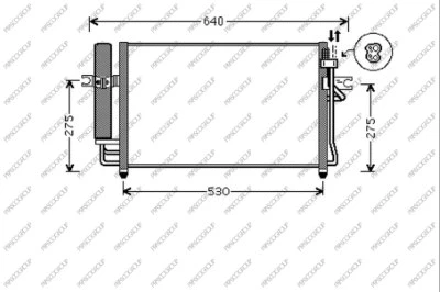 Condenser, air conditioning (HN330C001)