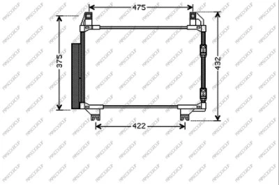 Condenser, air conditioning (TY325C001)