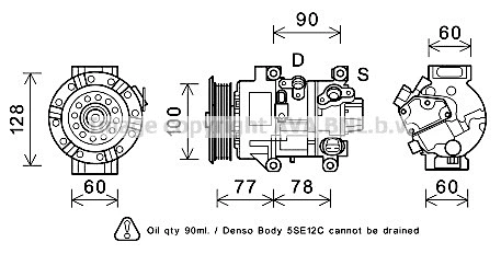 Compressor, air conditioning (TOAK584)