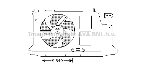 Fan, engine cooling (PE7532)