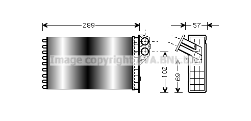 Heat Exchanger, interior heating (PEA6226)