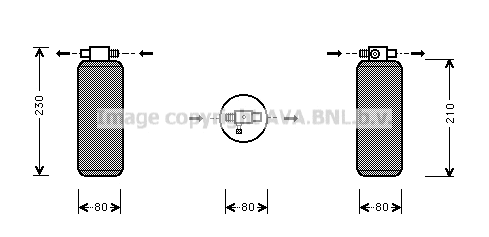 Dryer, air conditioning (UVD032)