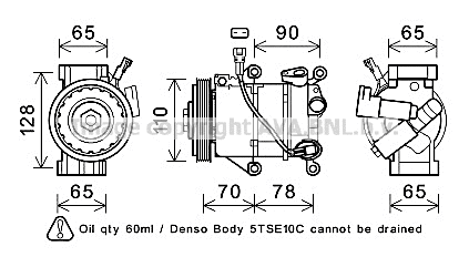 Compressor, air conditioning (TOK719)