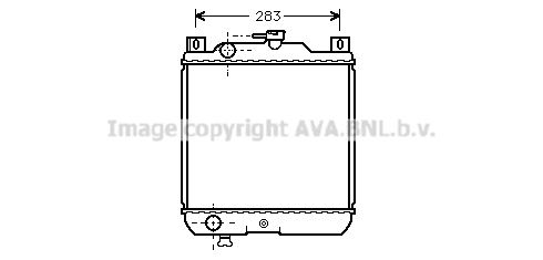 Radiator, engine cooling (SZ2009)