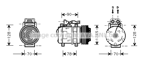 Compressor, air conditioning (MSK052)