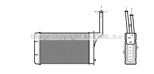 Heat Exchanger, interior heating (PE6049)