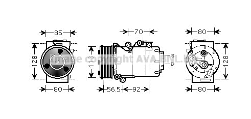 Compressor, air conditioning (FDK497)