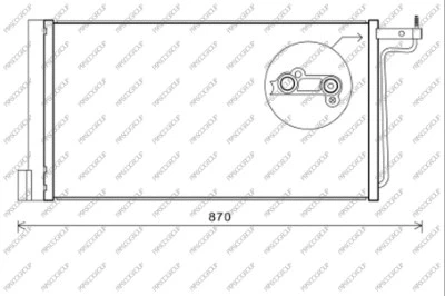 Condenser, air conditioning (FD428C001)