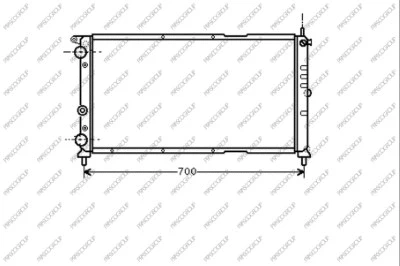 Radiator, engine cooling (FT132R006)