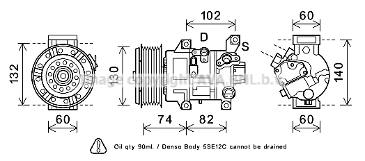 Compressor, air conditioning (TOK607)