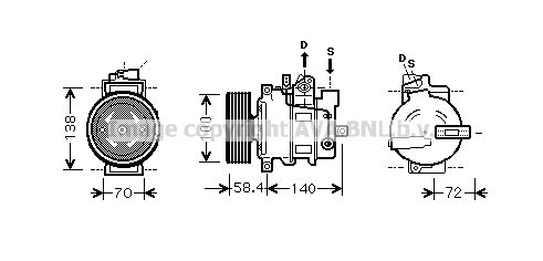 Compressor, air conditioning (AIAK262)
