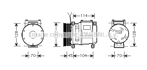 Compressor, air conditioning (JDAK001)