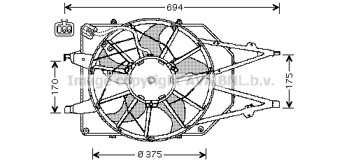 Fan, engine cooling (FD7508)