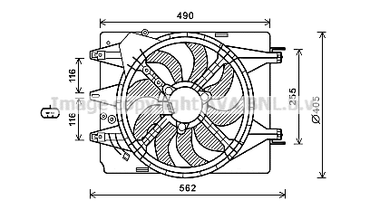 Fan, engine cooling (FT7599)