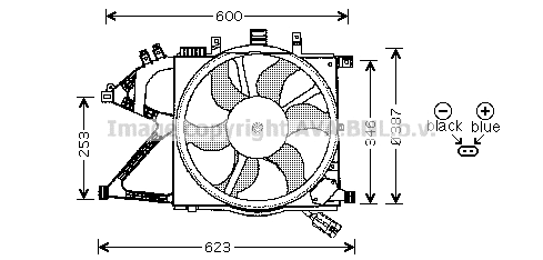 Fan, engine cooling (OL7506)