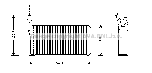 Heat Exchanger, interior heating (LC6074)