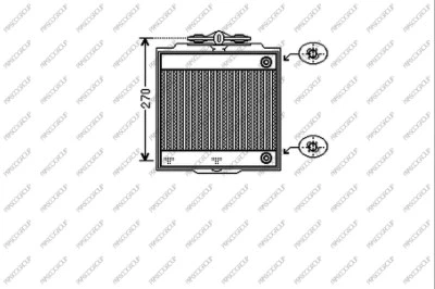 Radiator, engine cooling (BM101R008)