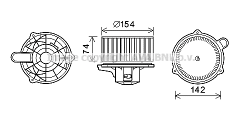Electric Motor, interior blower (HY8349)