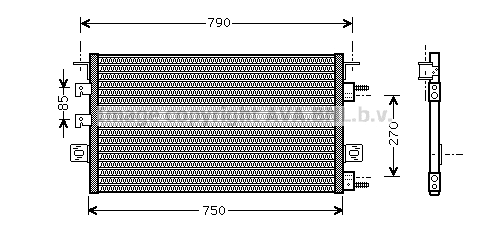 Condenser, air conditioning (CR5023)