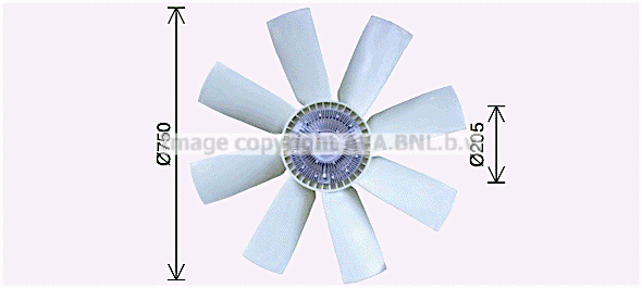 Fan, engine cooling (VLF096)