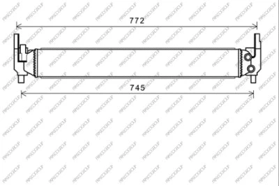 Radiator, engine cooling (AD120R005)
