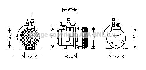 Compressor, air conditioning (PRK095)