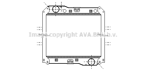 Radiator, engine cooling (ME2240)