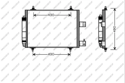 Condenser, air conditioning (CI942C001)