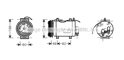 Compressor, air conditioning (AIK228)
