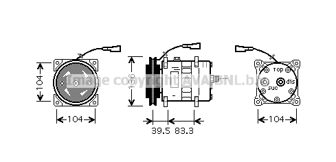 Compressor, air conditioning (IVAK093)
