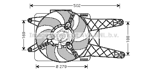 Fan, engine cooling (FT7512)