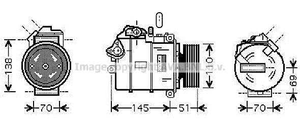 Compressor, air conditioning (BWAK320)