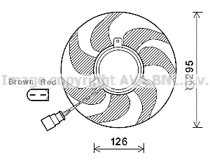 Fan, engine cooling (VN7535)