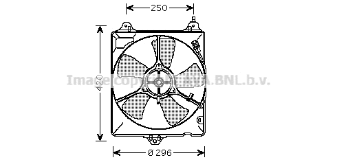 Fan, engine cooling (TO7541)