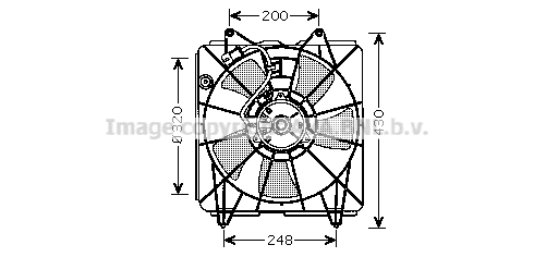 Fan, engine cooling (HD7525)