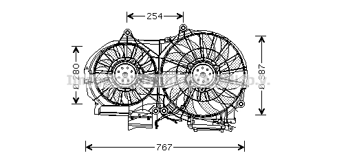 Fan, engine cooling (AI7505)